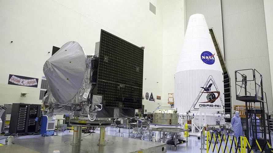 OSIRIS REx before launch